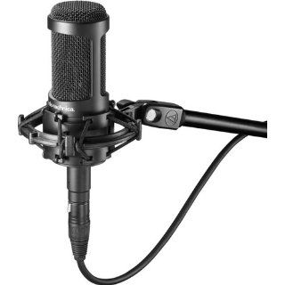 Audio Technica AT2035 Large Diaphragm Studio Condenser Microphone: Musical Instruments
