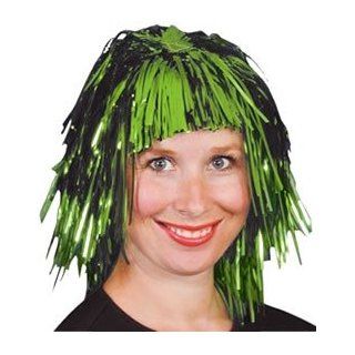 Just For Fun Green Tinsel Wig: Toys & Games