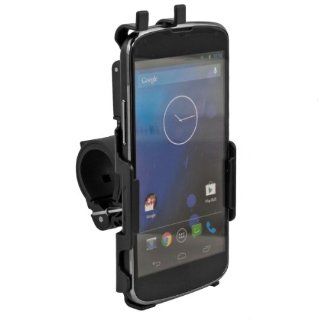 Bicycle mount for LG Google Nexus 4   keeps your mobile phone positioned securely!: Cell Phones & Accessories