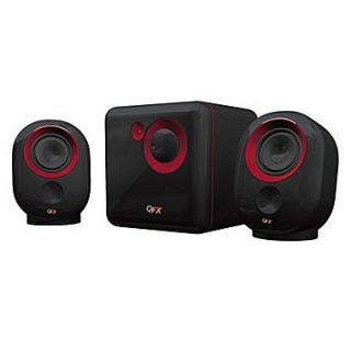 QFX CS 68 2.1 Channel Active Multimedia Speaker With Subwoofer