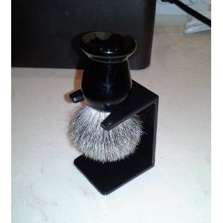 The Art of Shaving Acrylic Black Brush Stand: Health & Personal Care