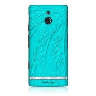 Head Case Designs Cyan Fly Feathers Hard Back Case Cover for Sony Xperia P LT22i Cell Phones & Accessories