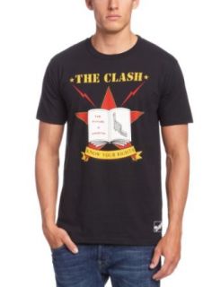 The Clash Know Your Rights Official Mens New Black T ShirtAll Sizes: Clothing