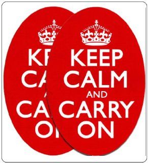 Keep Calm and Carry On Bumper Stickers Vinyl   Like Car Decals Be Calm and Carry On in Your Car: Automotive