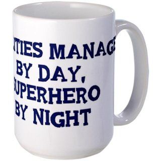 CafePress Facilities Manager by day Large Mug Large Mug   Standard: Kitchen & Dining