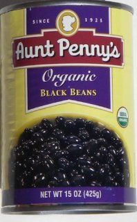 Aunt Penny's Organic Black Beans   15 oz : Black Beans Produce : Grocery & Gourmet Food