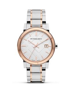 Burberry Two Tone Stainless Steel Watch, 38mm's