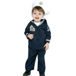Infant 6 12 Months   Join the Navy and See the World in the Realistic looking Uniform, complete with the Navy goat mascot on the patch Infant And Toddler Costumes Clothing