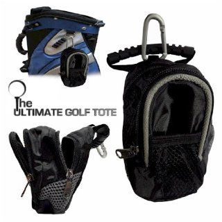 Golf Storage Bag with Deep Pouch & Carabiner (Multiple Pockets) : Golf Bag Accessories : Sports & Outdoors