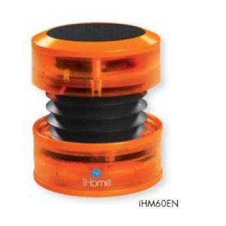 iHome Portable Speaker for MP3 Players (Orange Neon) : MP3 Players & Accessories