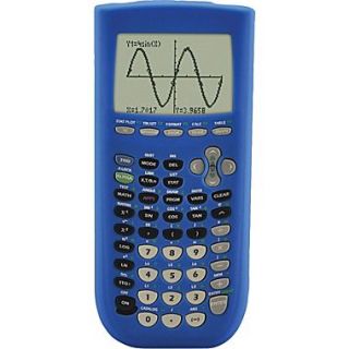 Guerilla Blue Silicone Cover for TI 84 Plus Graphing Calculator