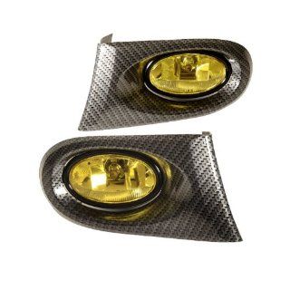 Acura Integra Carbon Looks 02 04 Yellow Lens Fog Light Kit Automotive