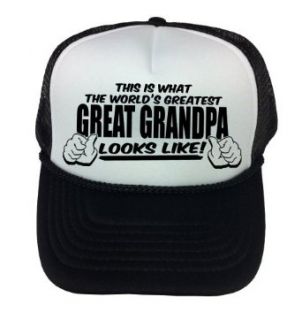 This Is What The World's Greatest Great Grandpa Looks Like Father's Day Hat at  Mens Clothing store: Great Grandpa Gifts