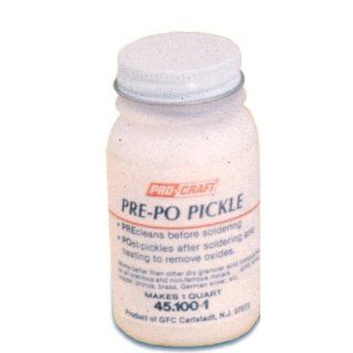 Pickling Compound Pre Po 3 oz. Makes 1 Quart   Soldering Cleaning Products  