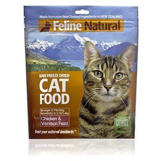 Feline Natural Chicken & Venison Feast Raw Freeze Dried Cat Food, 0.77 lb bag, makes 3.1 lbs of food : Pet Food : Pet Supplies