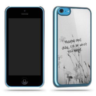 Quote Maybe One Day Cute Hope Quirky Phone Case Shell for iPhone 5C: Electronics