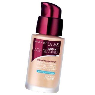 Maybelline Instant Age Rewind Cream Foundation   Sandy Beige (1 oz.) : Foundation Makeup : Beauty