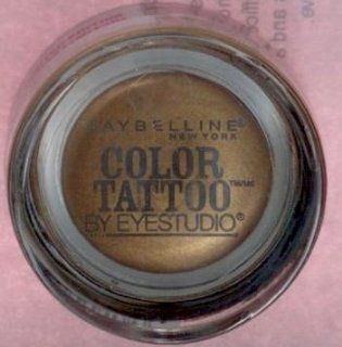 Maybelline Color Tattoo Eyeshadow Limited Edition   300 Gold Shimmer : Eye Shadows : Beauty