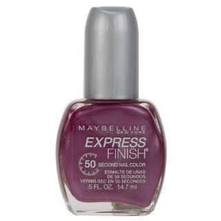 Maybelline New York Express Finish 50 Second Nail Color, Base and Top Coat 10, 0.5 Fluid Ounce : Nail Polish : Beauty