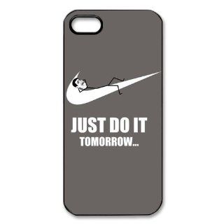 Nike logo means perseverance to do anything just do it iPhone 5 5s Hard Plastic Slim Case, Best iPhone Case: Electronics