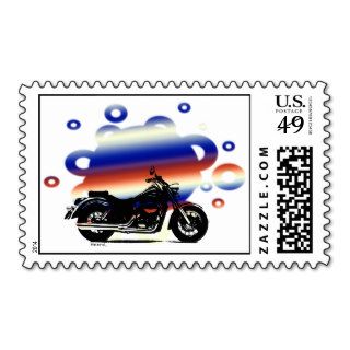 Motorcycle US Postage Stamp