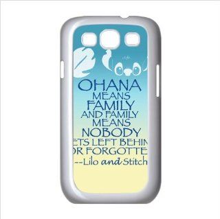 Nice FashionCaseOutlet Ohana Means Family Lilo and Stitch Samsung Galaxy S3 i9300 Case: Cell Phones & Accessories