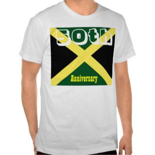 Jamaica 50th anniversary men's t shirts