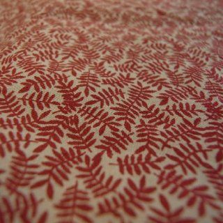 Printed Red Leaves Fabric for Quilting 19"*21" (By Madeinthailand). : Other Products : Everything Else