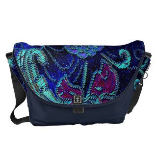 Asian lace east pattern texture Messenger Bag