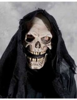 Grim Reaper Mask Halloween Costume   Most Adults: Clothing