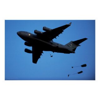 C17 and Paratroopers Posters