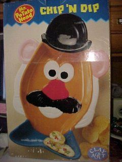 Mr Potato Head Chip 'N Dip Chip & Dip Serving Set by Clay Art 1999 Hasbro Model 2811: Chip And Dip Serving Sets: Kitchen & Dining