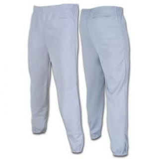 Champro Adult Grey Performance Pull Up Baseball Pants   XXL: Clothing