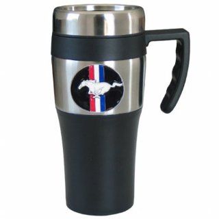 Siskiyou Sports Ford Mustang Travel Mug, 14 Ounce: Mustang Coffee Mug: Kitchen & Dining