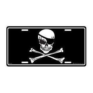 US Military & Patriotic License Plate   Skull & Crossbones: Automotive
