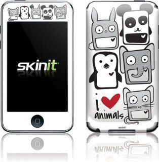 i HEART animals   i HEART all animals   iPod Touch (2nd & 3rd Gen)   Skinit Skin : MP3 Players & Accessories