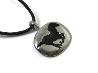 Horse Spirit Guide Pewter Pendant, Inner Power, Grounding, Safe Travel, Freedom, Speed, Grace, and Strength: Pendant Necklaces: Jewelry