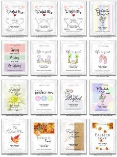 Personalized Margarita Cocktail Mixes, PerfectMixCocktailGlasses : Drink Favor Packets : Grocery & Gourmet Food