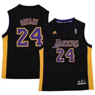 Los Angeles Lakers Kobe Bryant Pride Black Replica Youth Jersey: Clothing