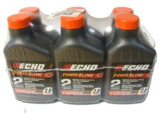 Echo 6 Pack of 6.4oz, Power Blend Xtended 2 Stroke Oil Mix for 2.5 Gallon (50:1) 6450025 : Two Stroke Small Engine Oil : Patio, Lawn & Garden