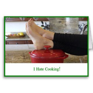 Cookery Card: I Hate Cooking!