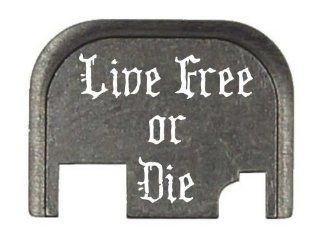 Rear Slide Cover Plate Laser Engraved for Glock Pistols Live Free or Die : Gun Barrels And Accessories : Sports & Outdoors