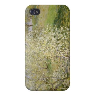 Spring (Fruit Trees in Bloom) Claude Monet iPhone 4 Cases