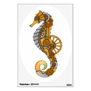 Steampunk Seahorse Wall Decor