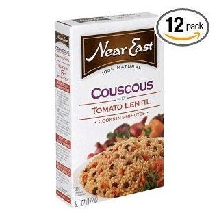 Near East Tomato Lentil Couscous Mix, 6.1 Ounce Boxes (Pack of 12) ( Value Bulk Multi pack) : Grocery & Gourmet Food