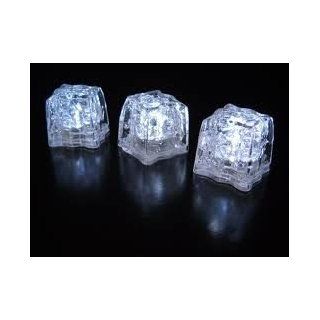 Light ICE Cubes Glow Party Wedding Rave Baby Shower Quinceneara White Color12pcs: Lit Ice Cubes: Kitchen & Dining
