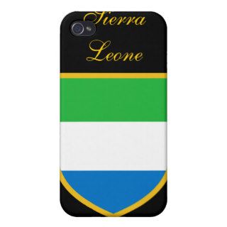 Beautiful Sierra Leone Flag iPhone 4/4S Cover