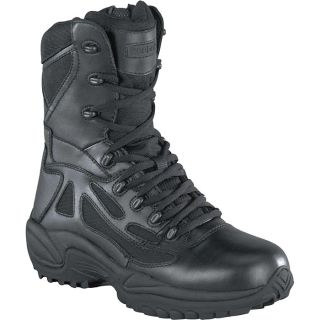 Reebok Rapid Response 6 Inch Waterproof, Insulated Zip Boot   Black, Size 9,