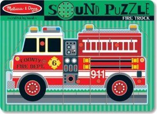 Fire Truck Sound Puzzle: Toys & Games