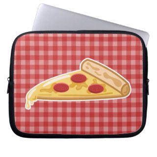 Cartoon Pizza Slice Laptop Sleeve
